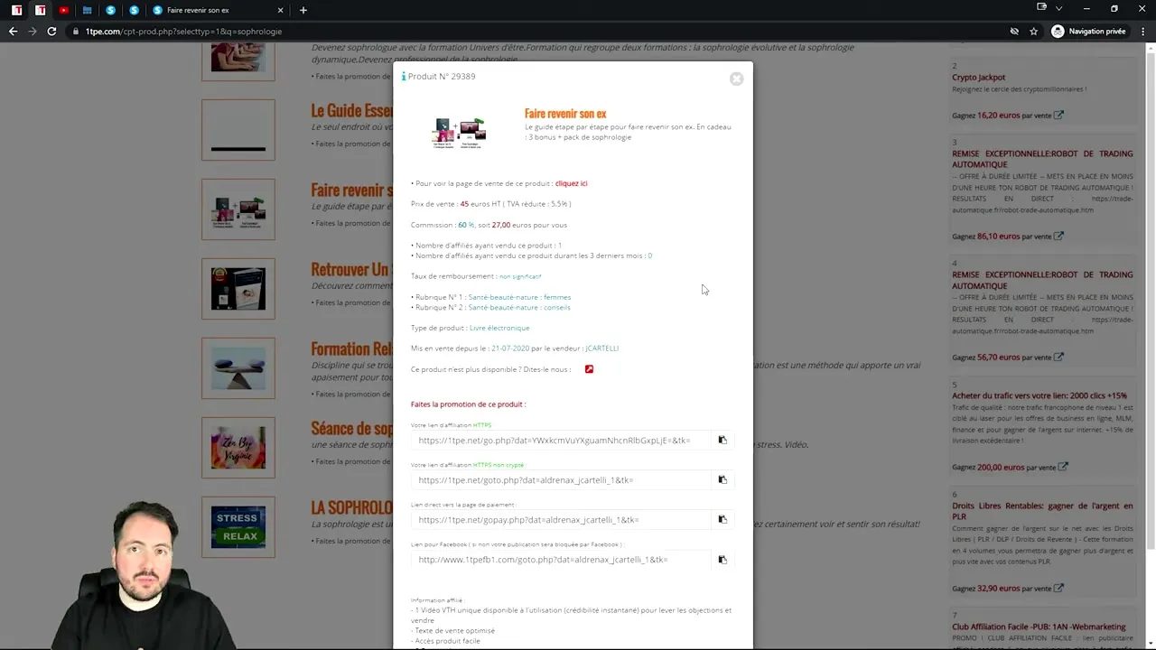 Stratégies de promotion des produits 1TPE via YouTube et blog