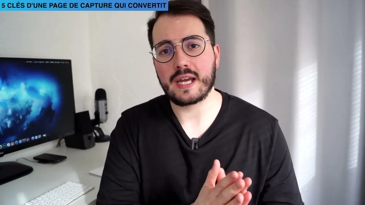 Exemple de page de capture efficace pour capturer des emails