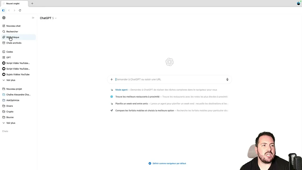 Recherche web et résumé automatique avec ChatGPT Atlas