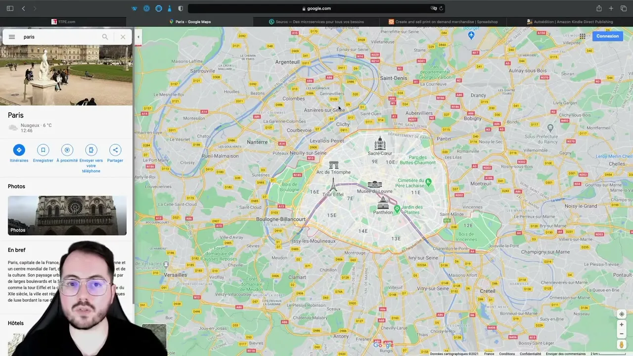 Proposer des services aux entreprises via Google Maps
