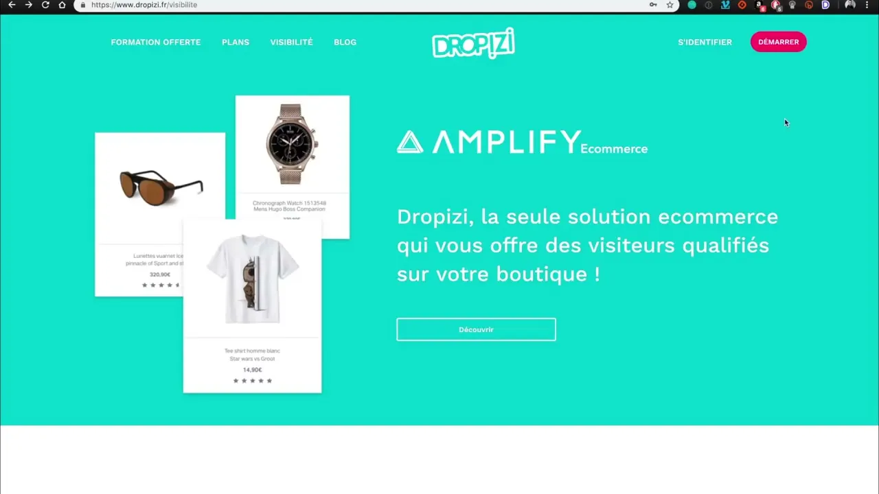 Import et gestion des produits sur Dropizi