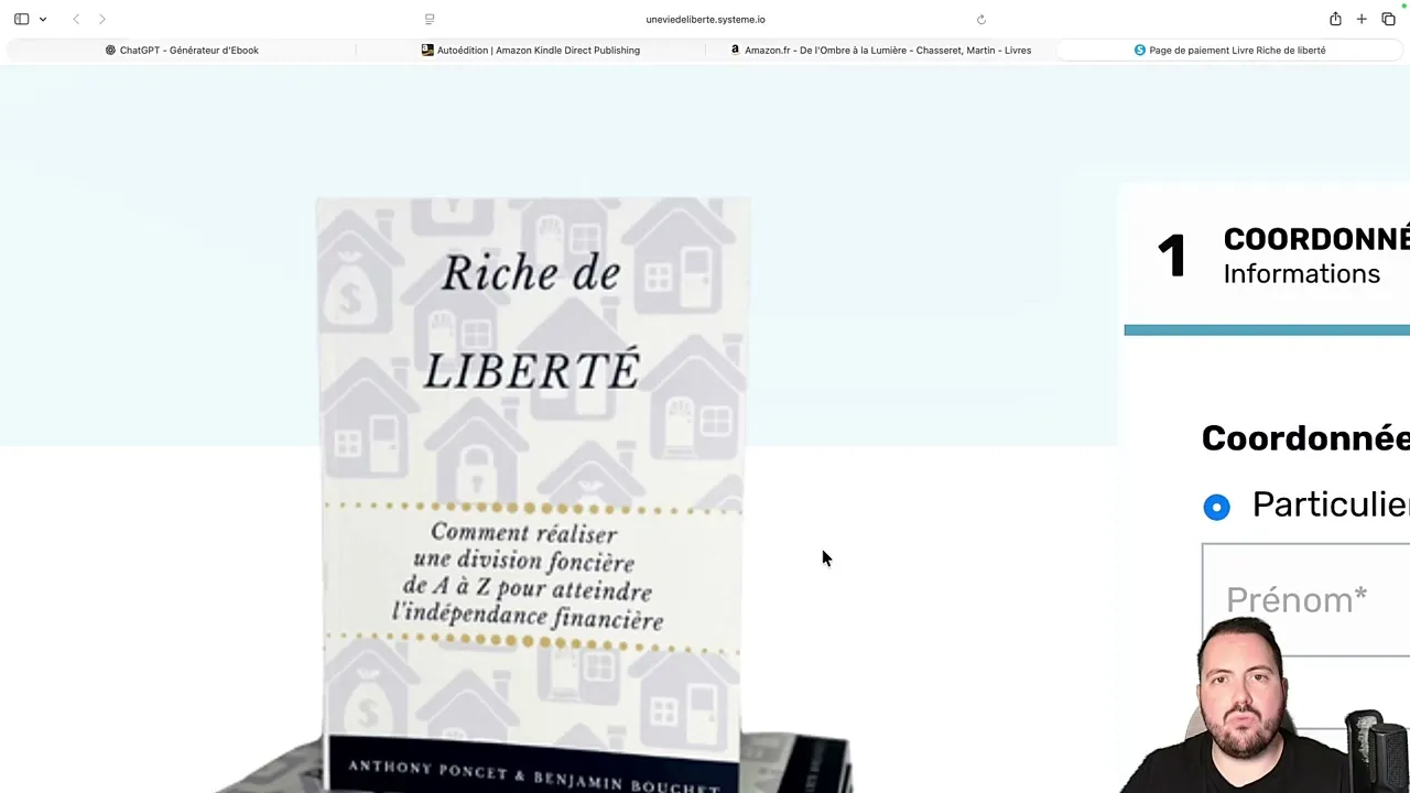 Exemples de livres publiés sur Amazon KDP