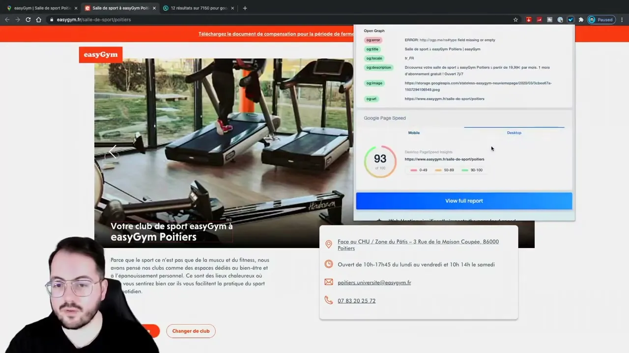 Optimisation d'une fiche Google My Business