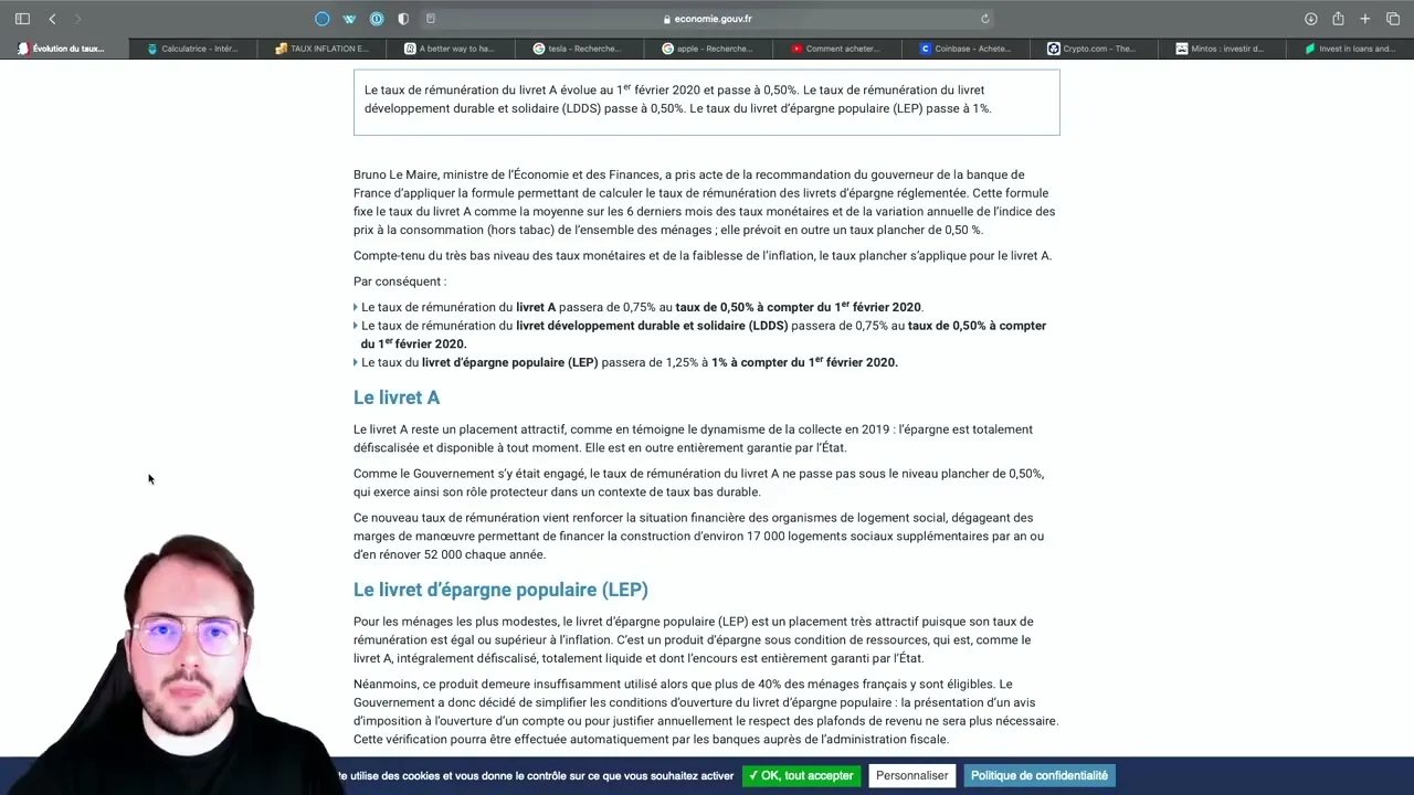 Le piège du livret A et de l'inflation