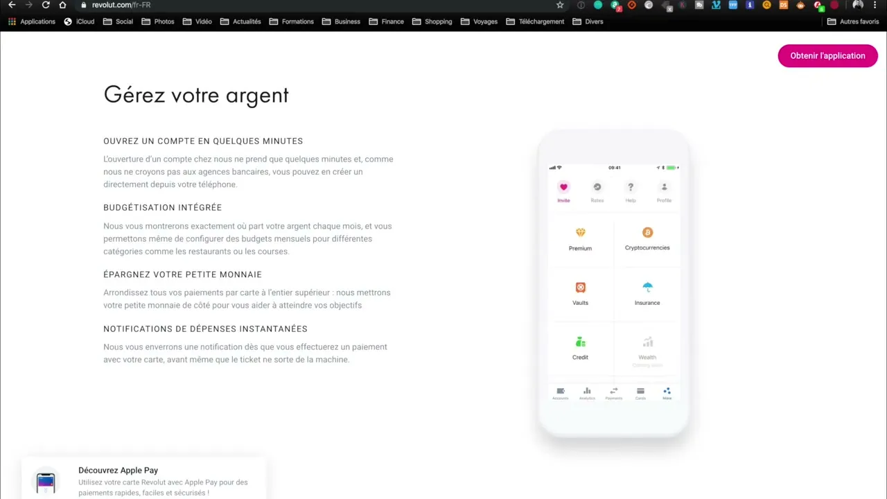Processus d'inscription sur Revolut en quelques minutes