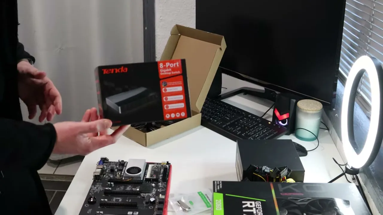 Problèmes de câbles et de montage rencontrés sur le rig de minage