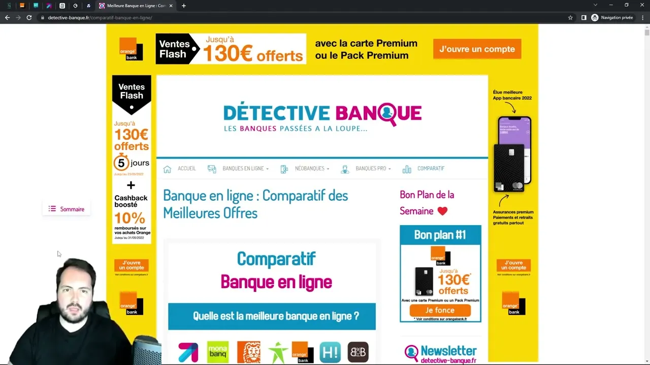 Présentation du TOP 5 des banques en ligne