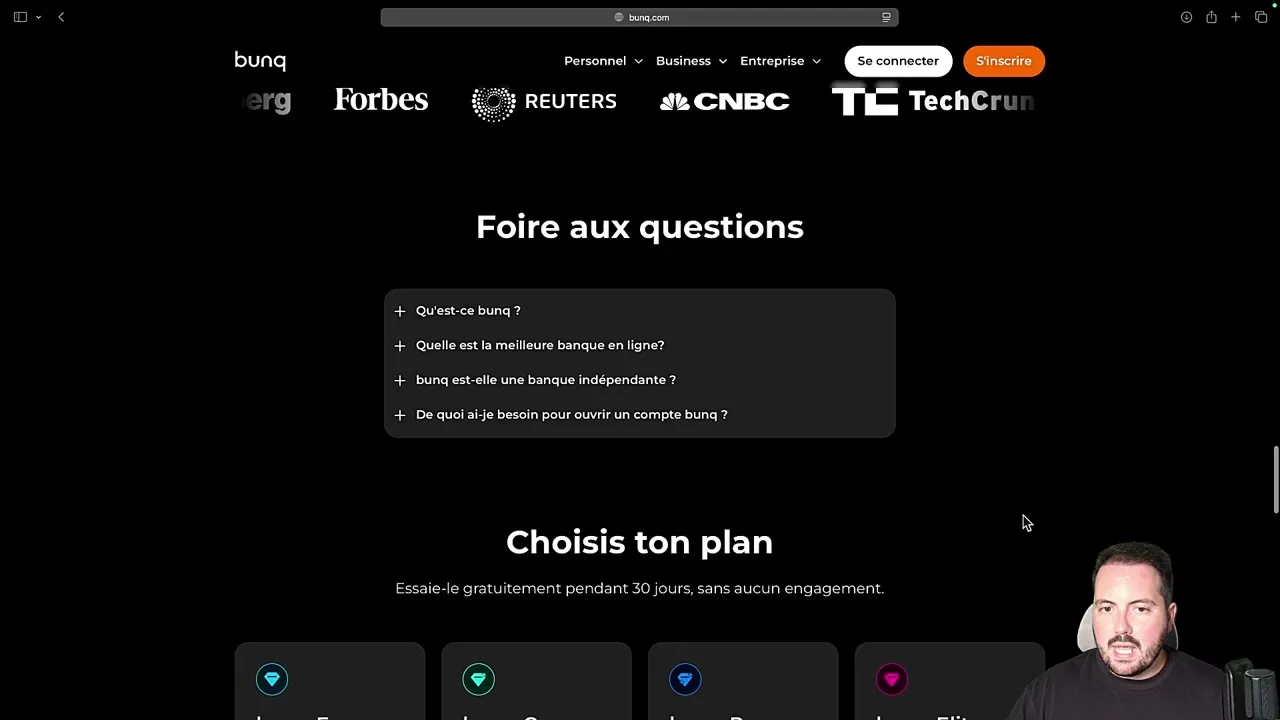 Fonctionnalités d'épargne et sous-comptes Bunq