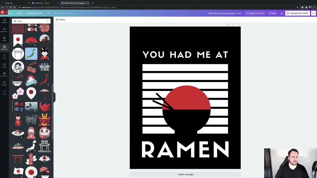 Créer un design de t-shirt