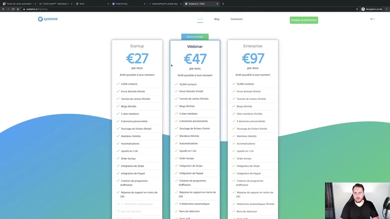 Alternatives à Systeme.io