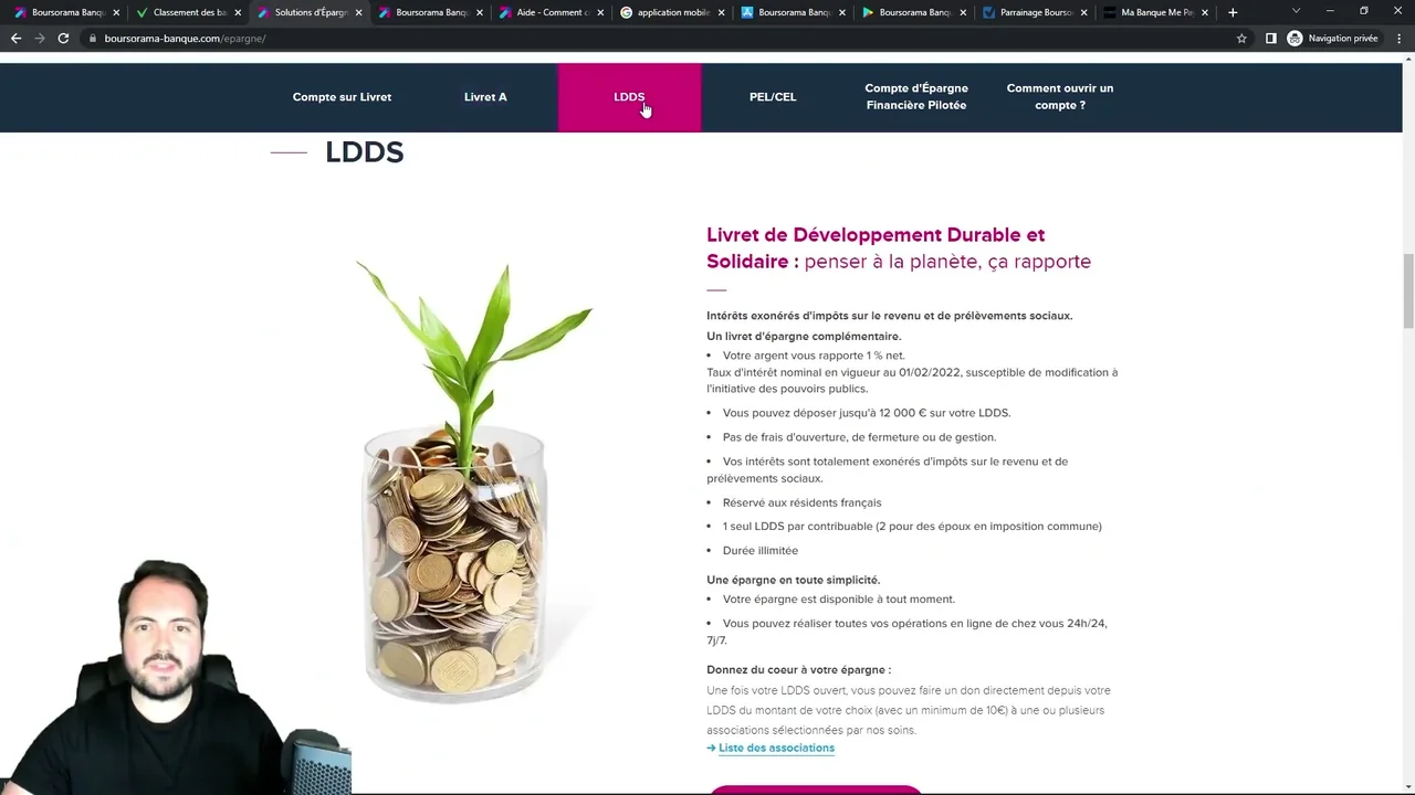 Application mobile Boursorama