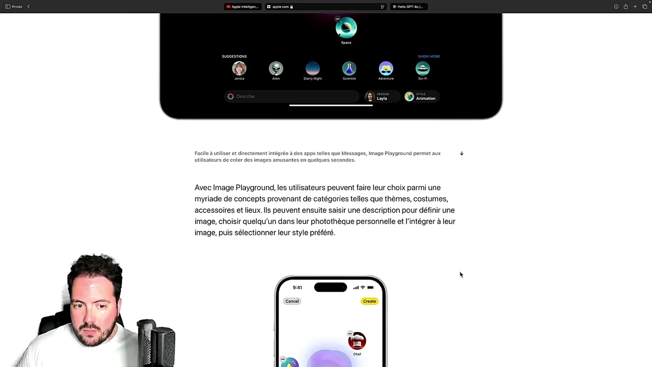 Genmoji et Image Playground d'Apple Intelligence