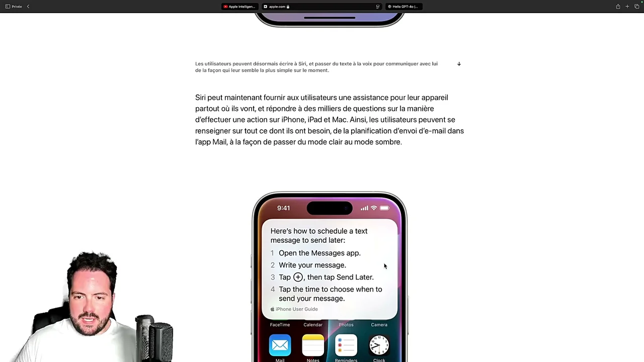 Intégration ChatGPT dans Apple Intelligence