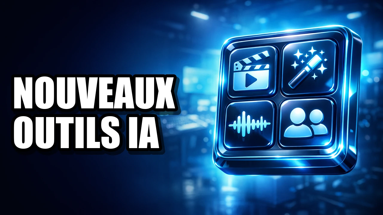 Illustration d’un créateur utilisant des outils IA pour préparer une vidéo
